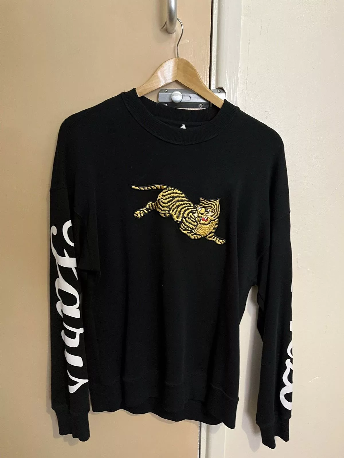 Kenzo Sweatshirts Hoodies Kenzo Paris Tiger Sweatshirt Black