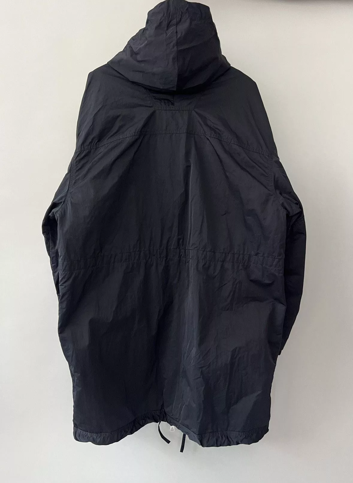 Bottega Veneta Parkas Bottega Veneta Blue Technical Hooded Parka Coat
