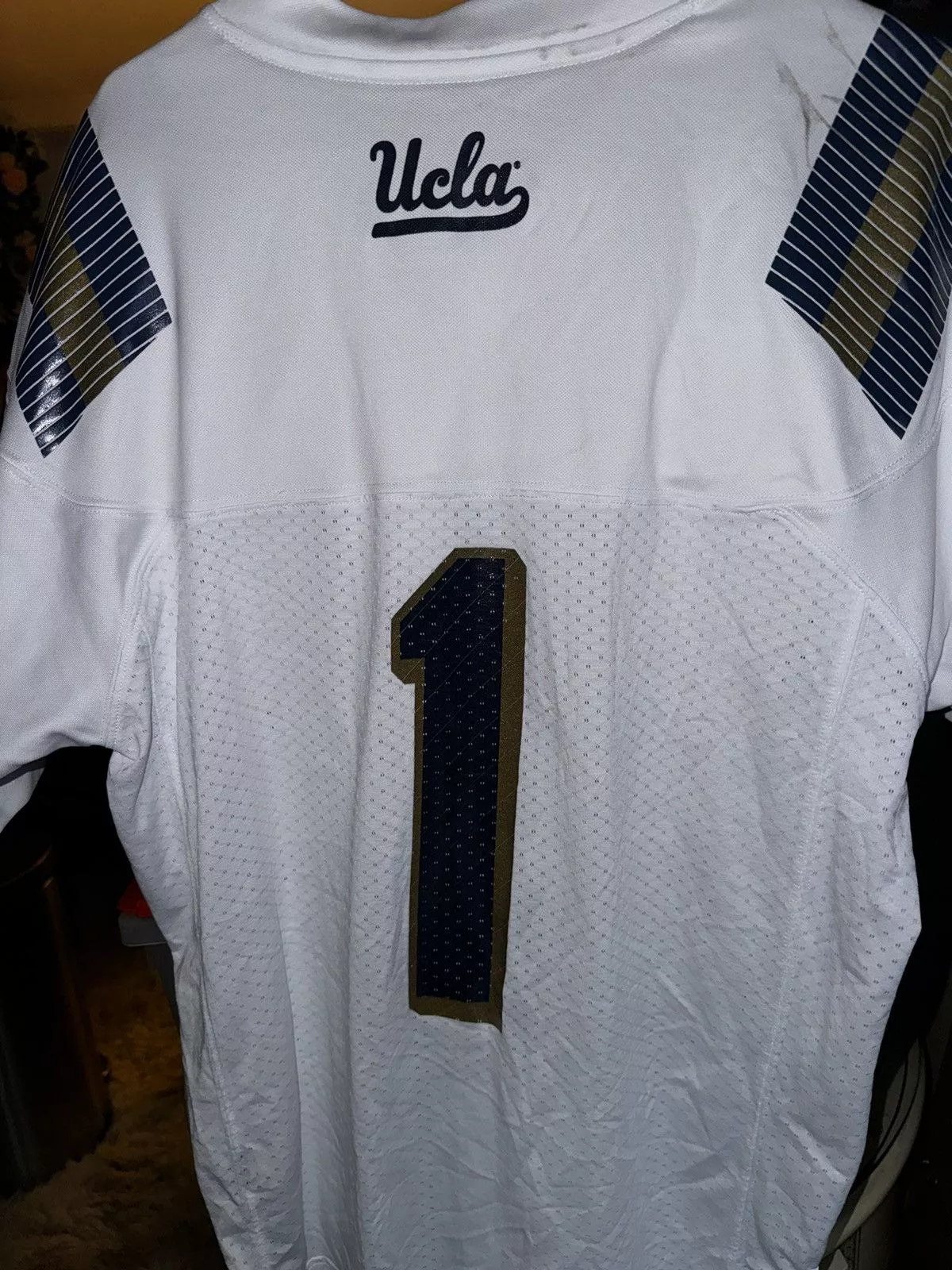 Adidas Jerseys adidas Men's UCLA Bruins NCAA Jersey Large White