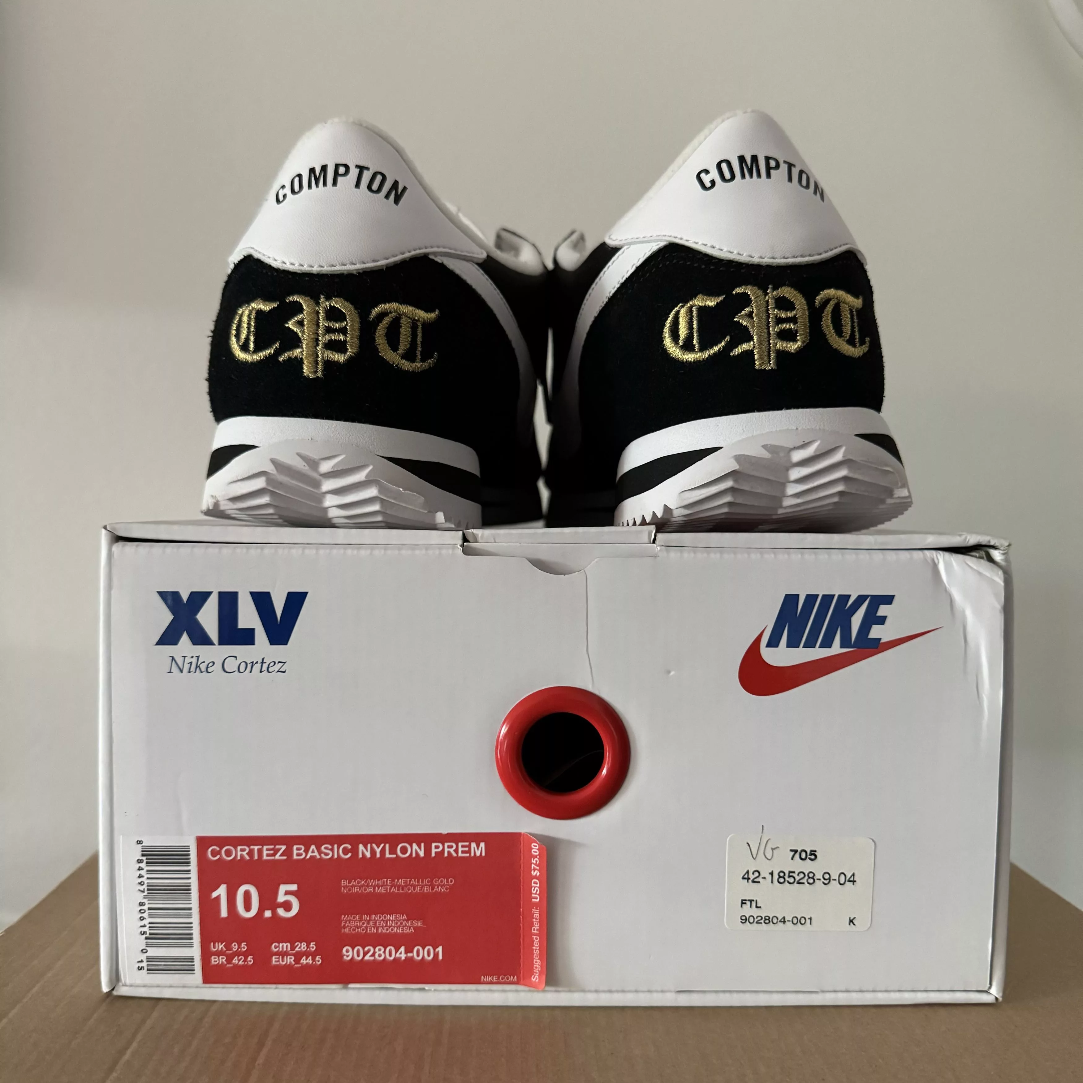 Nike Low Top Sneakers Nike Cortez Basic Nylon "Compton" 2017 Black