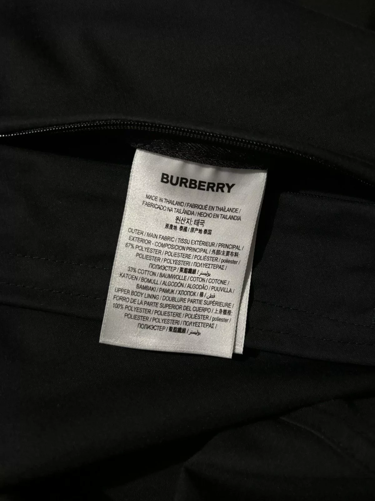 Burberry Light Jackets Burberry Jacket Black