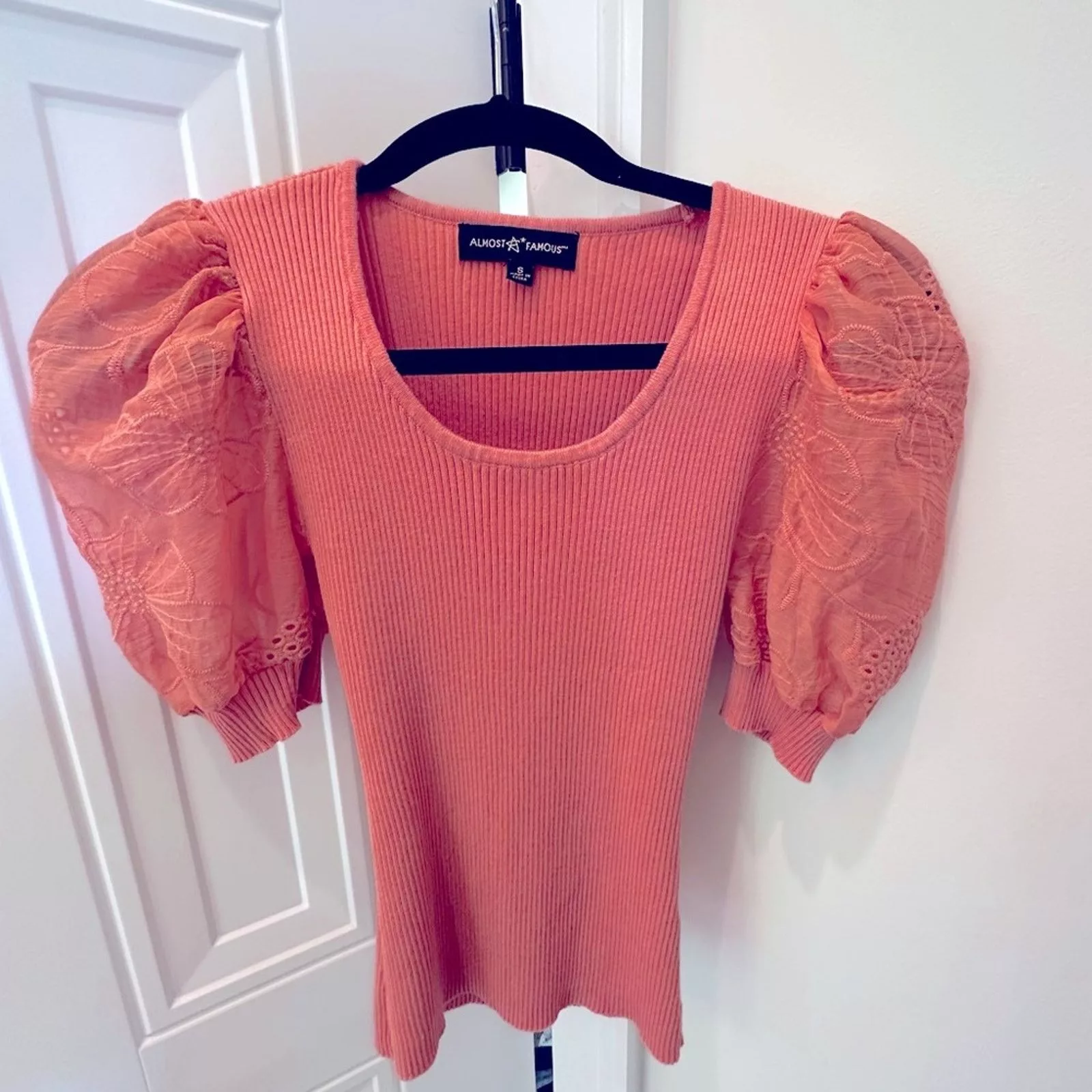 Almost Famous Blouses Almost Famous Blouse Small Pink