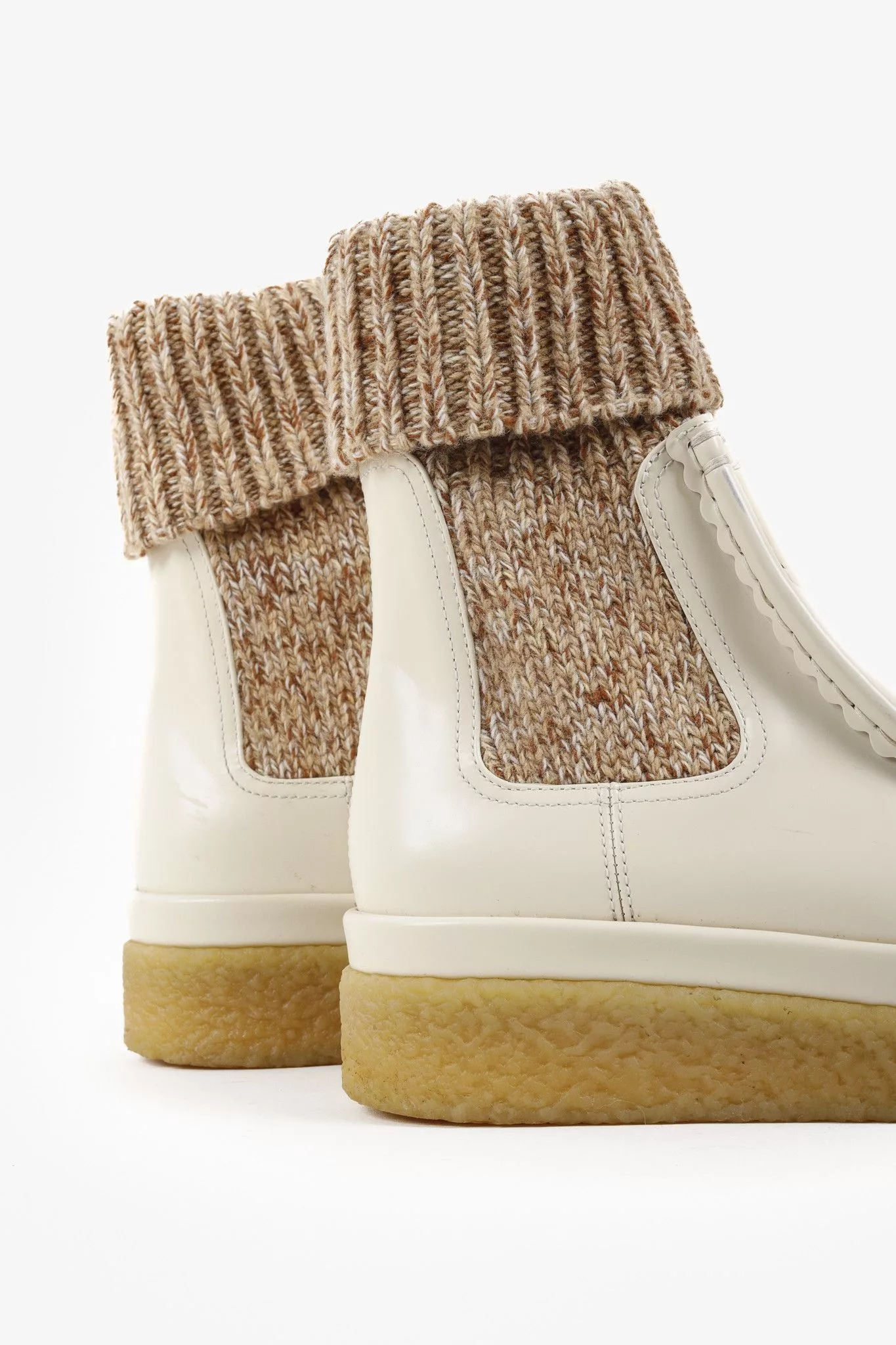 Chloe Boots Chloe Beige Jamie Sock Boots Multi