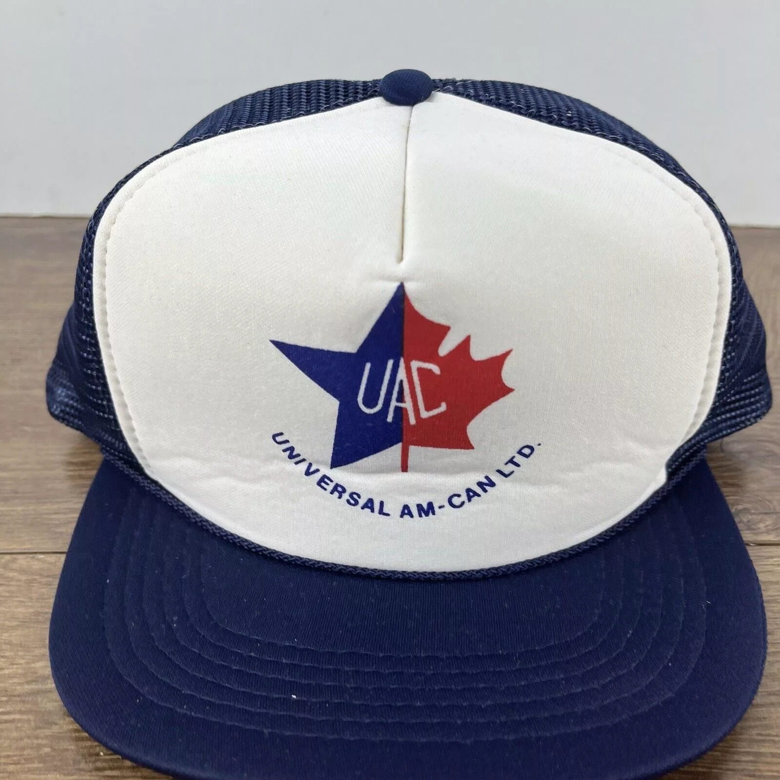 Other Hats Other UAC Snapback Hat Universal AM Can White Cap Adjustable White