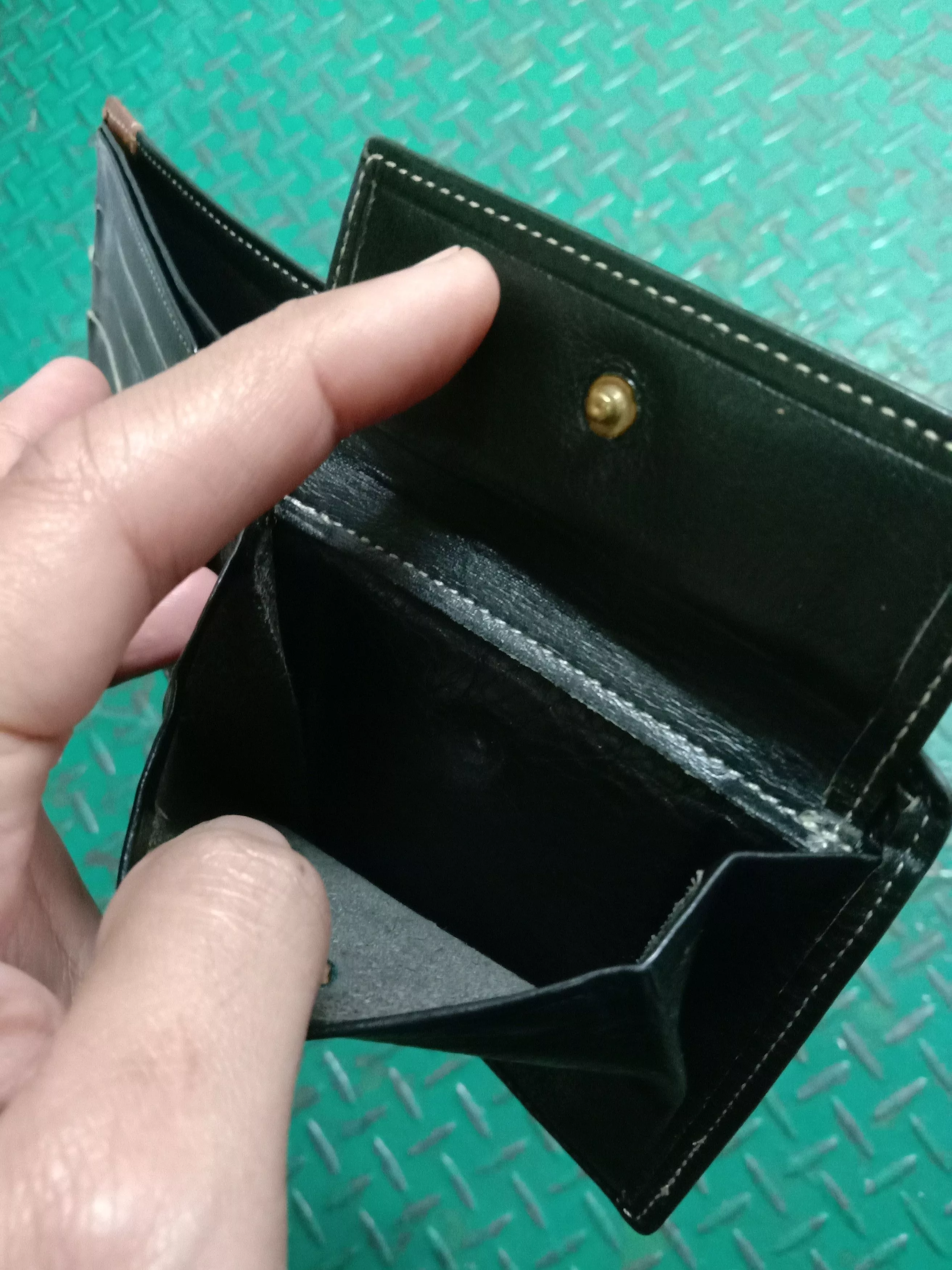 Courreges Wallets Courreges Courrēges leather wallet Black