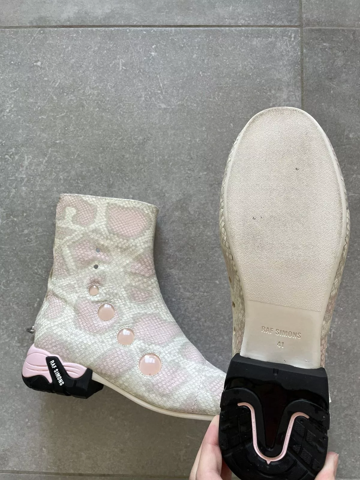 Raf Simons Boots Raf simons Solaris-21 High Pink
