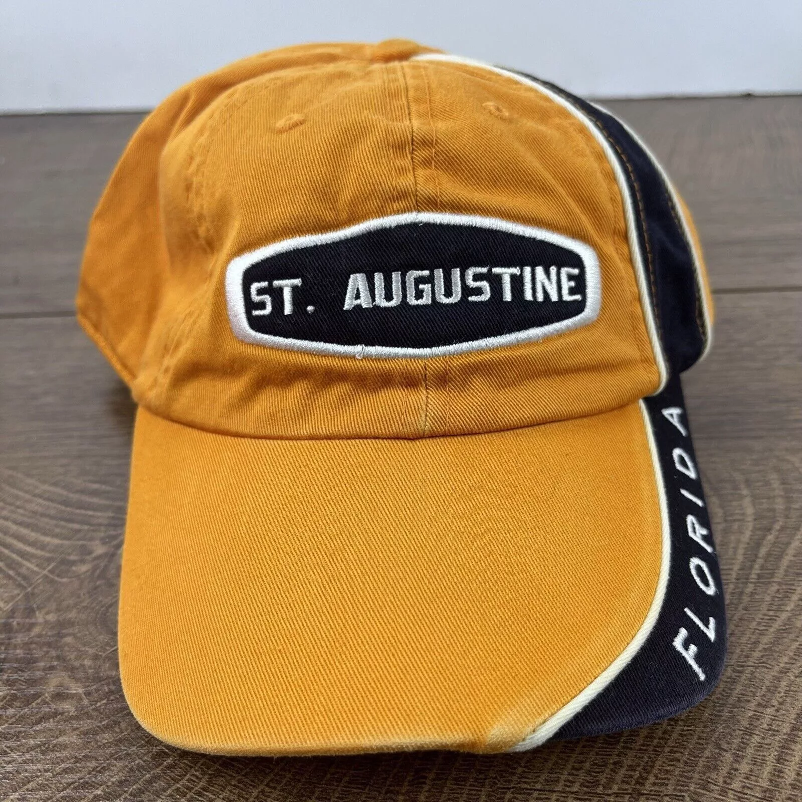 Other Hats Other St. Augustine Hat Florida Adjustable Hat Orange Adjustable H