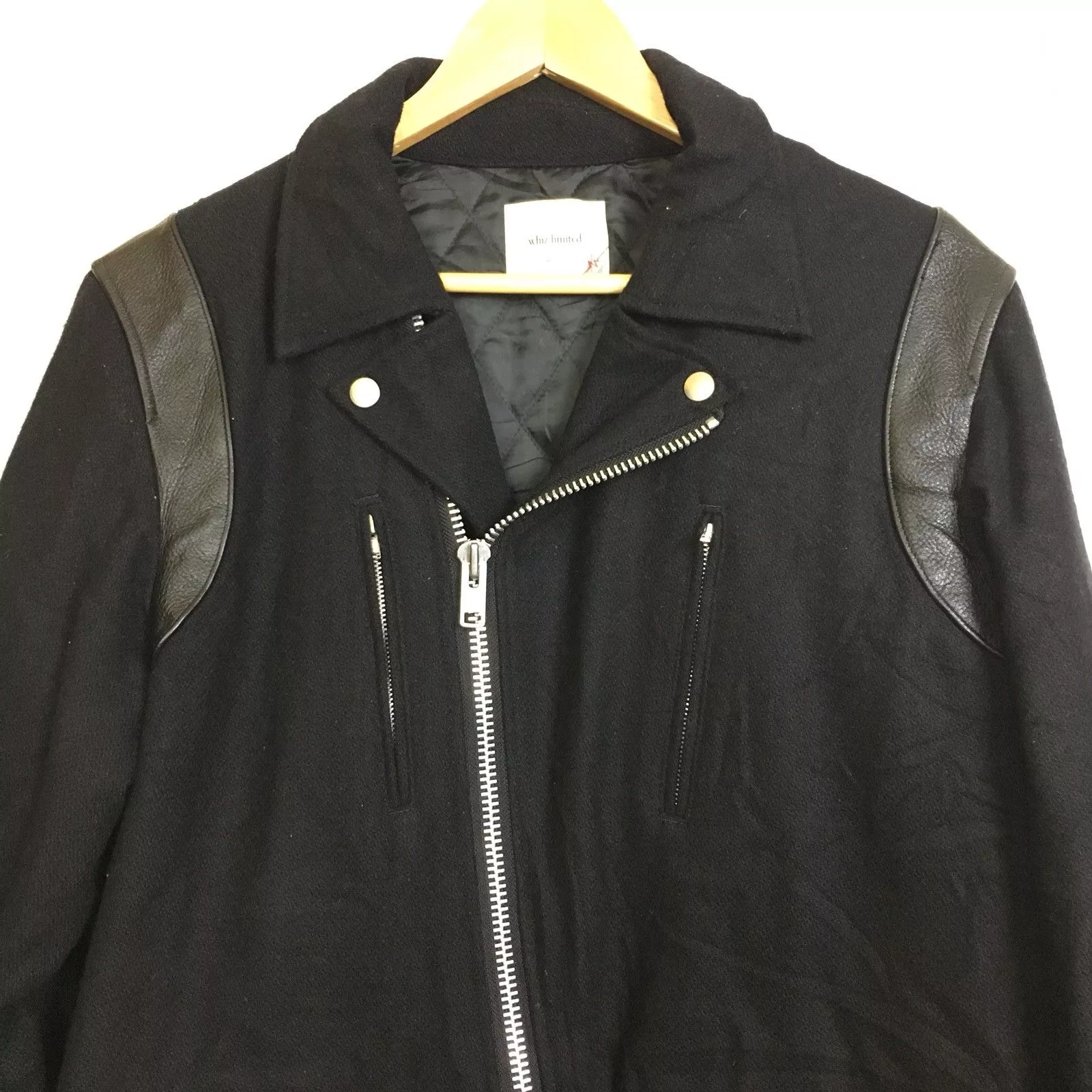 WHIZ LIMITED Light Jackets Whiz Limited Moto Jacket Black