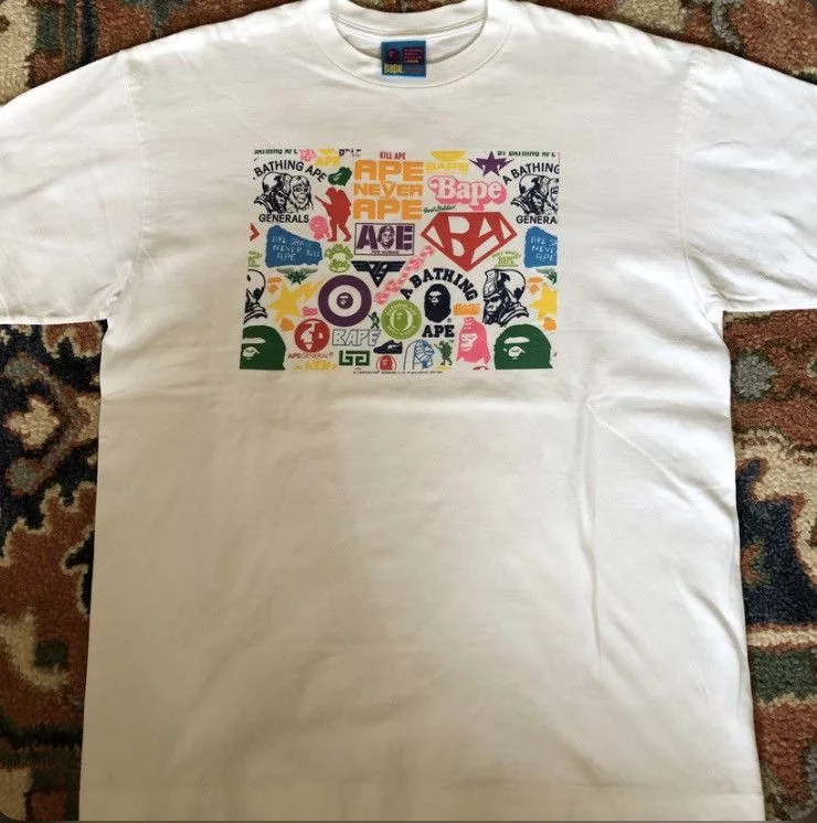 Bape Short Sleeve T Shirts Bape shirt White