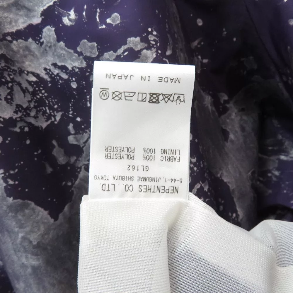 Needles Light Jackets Needles Jacket Reflective Paint Pattern Polyester Purple