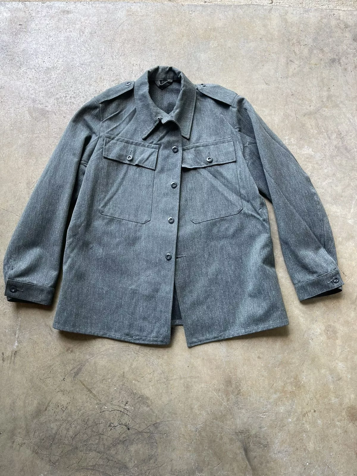 Vintage Light Jackets Vintage Swiss Army Work Jacket Black