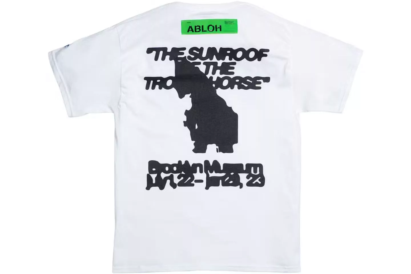 Champion Short Sleeve T Shirts Champion × Virgil Abloh Virgil Abloh Brooklyn Museum FOS Trojan Horse Tee Shirt L White