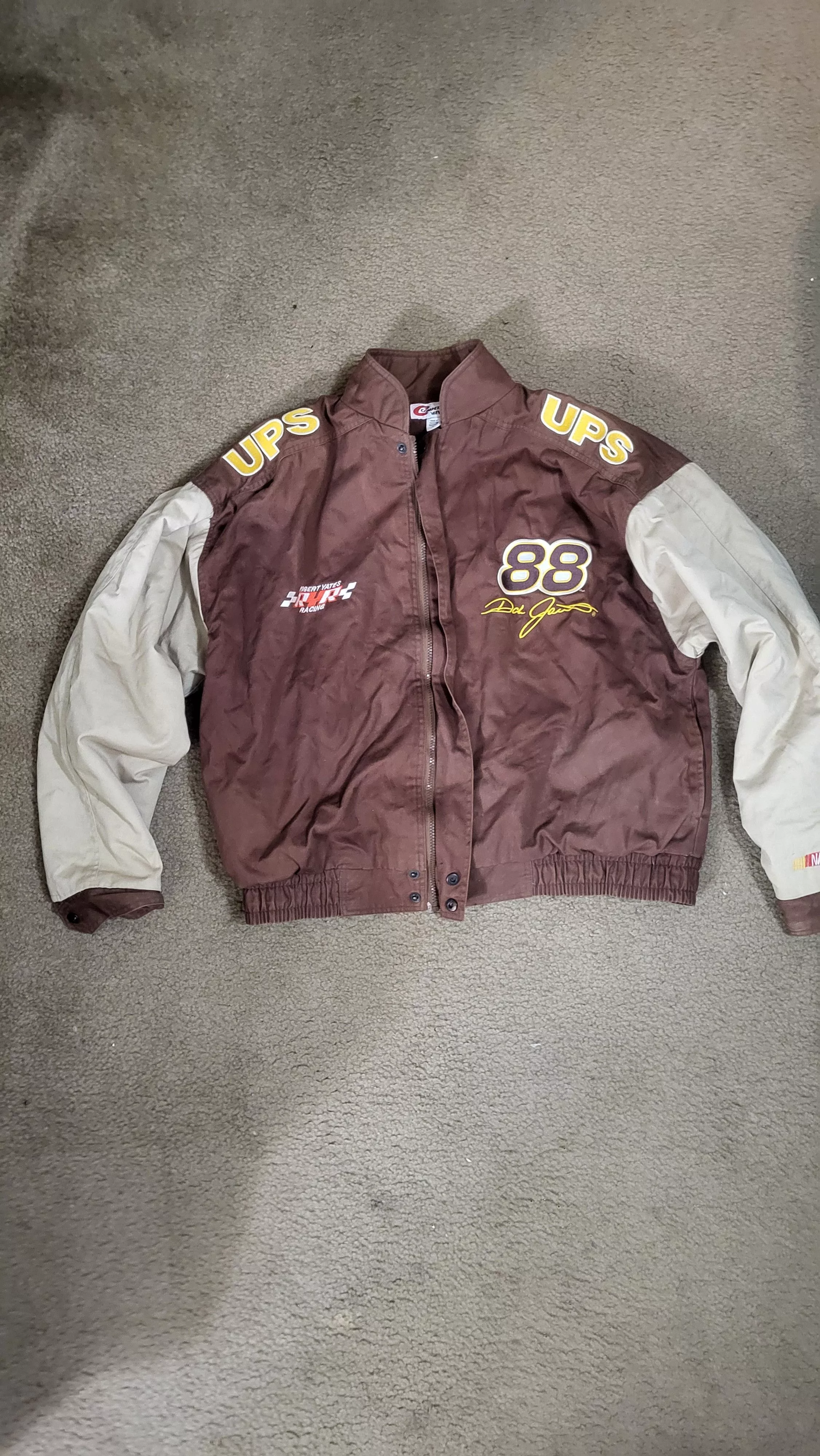 NASCAR Light Jackets NASCAR Jacket Dale Jarrett Brown