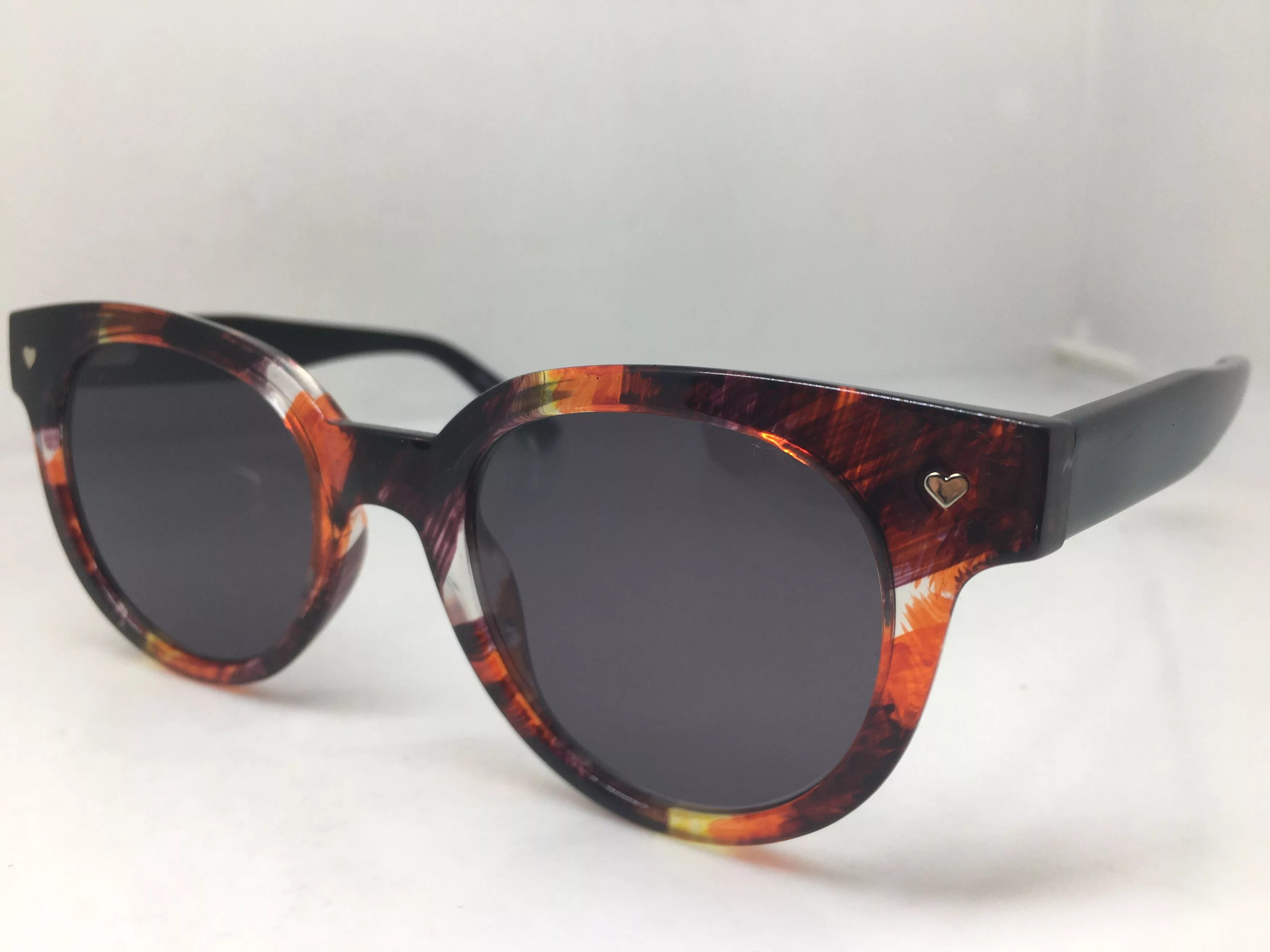 Other Sunglasses Other Handmade Acetate Round Sunglasses Frame Multi