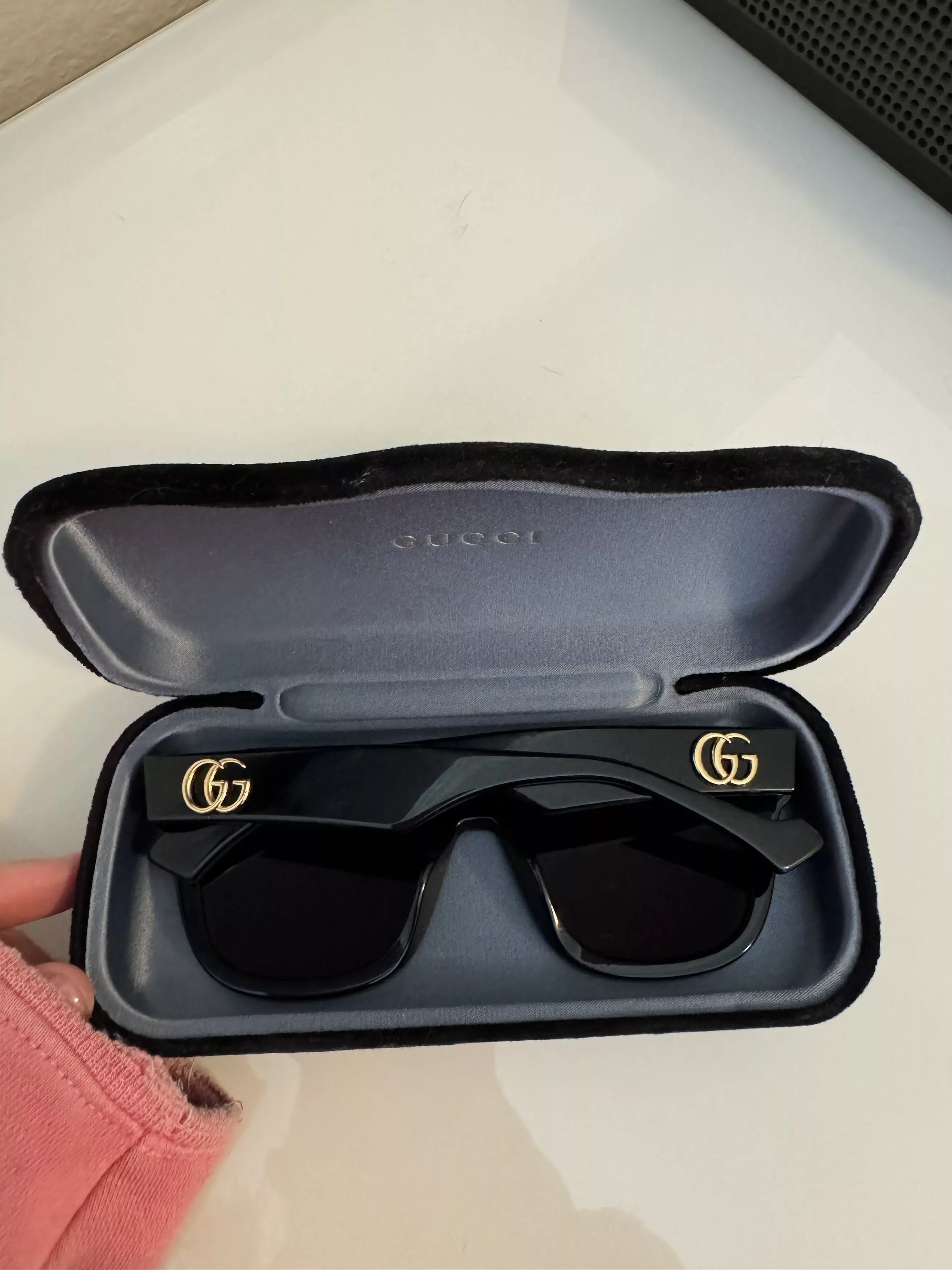 Gucci Glasses Gucci Oversized Sunglasses Black