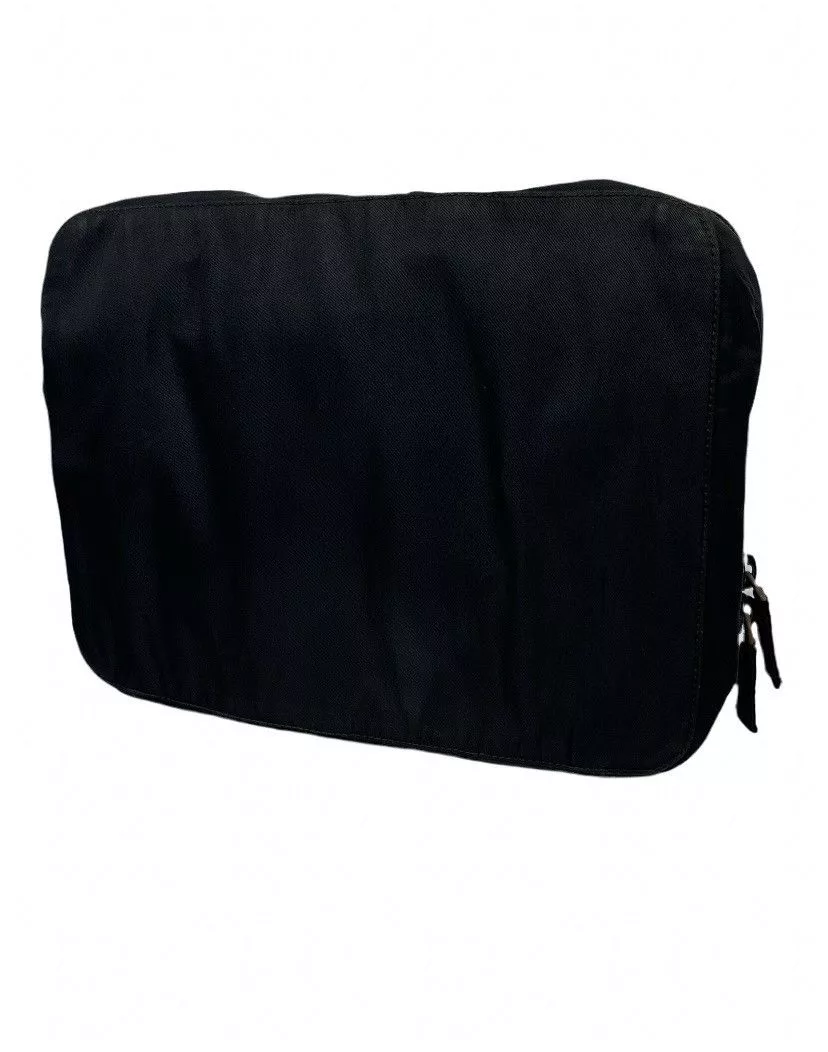 Prada Clutches Prada Tessuto Beauty Nylon Clutch Bag Black
