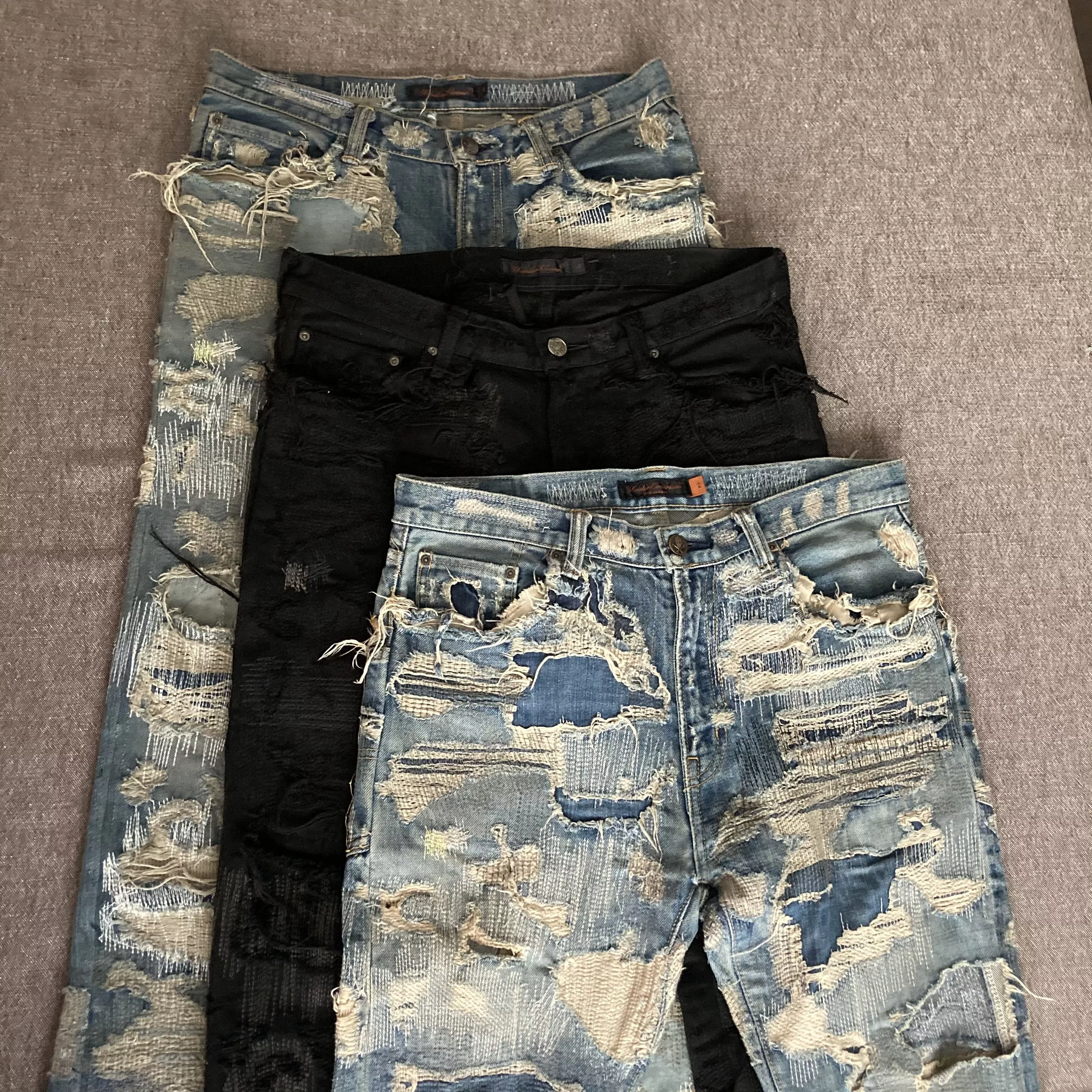 Undercover Denim Undercover 85 Jeans Blue + Black