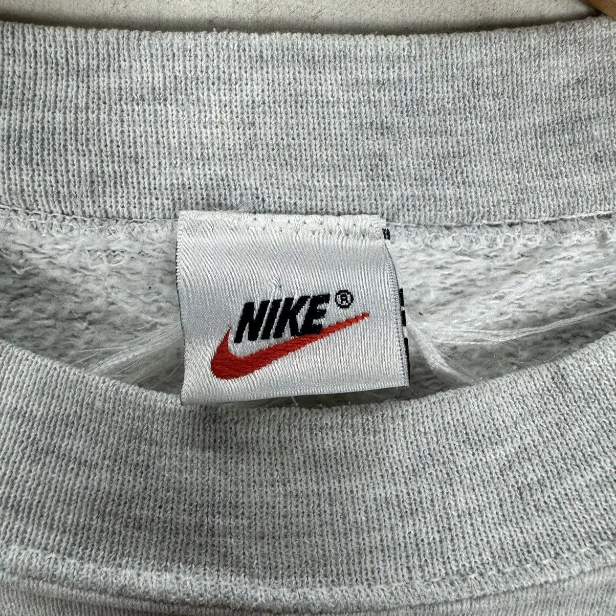 NBA Sweatshirts Hoodies NBA × Nike × Vintage ⚡️VINTAGE 90s NIKE MICHAEL JORDAN JUMP CREWNECK SWEATSHIRT Gray