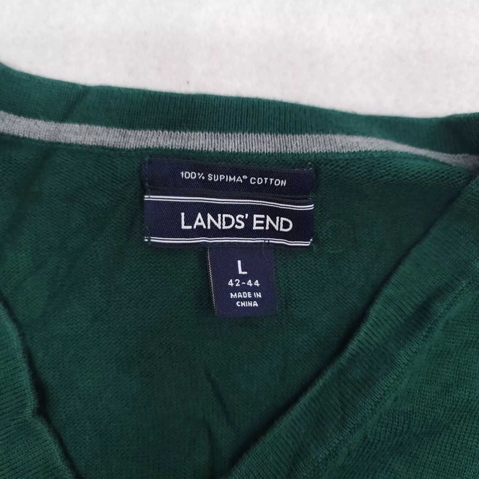 Lands' End Heavy Coats Lands' End Lands End Outdoor Pullover acket Vest Men Size Large L Green