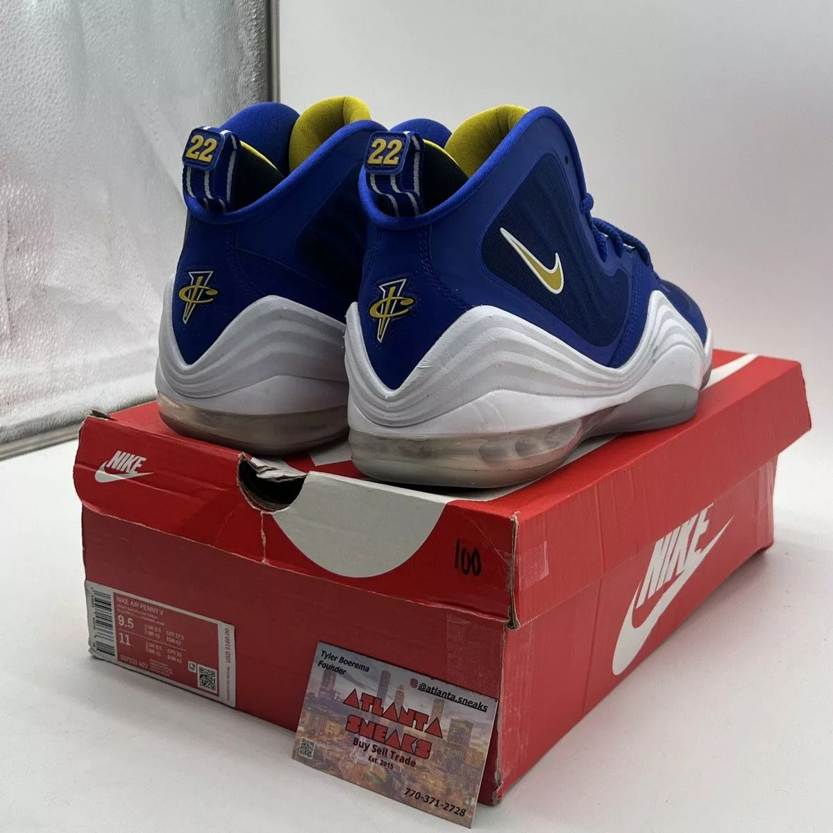 Nike Hi Top Sneakers Nike Air Penny 5 blue chips