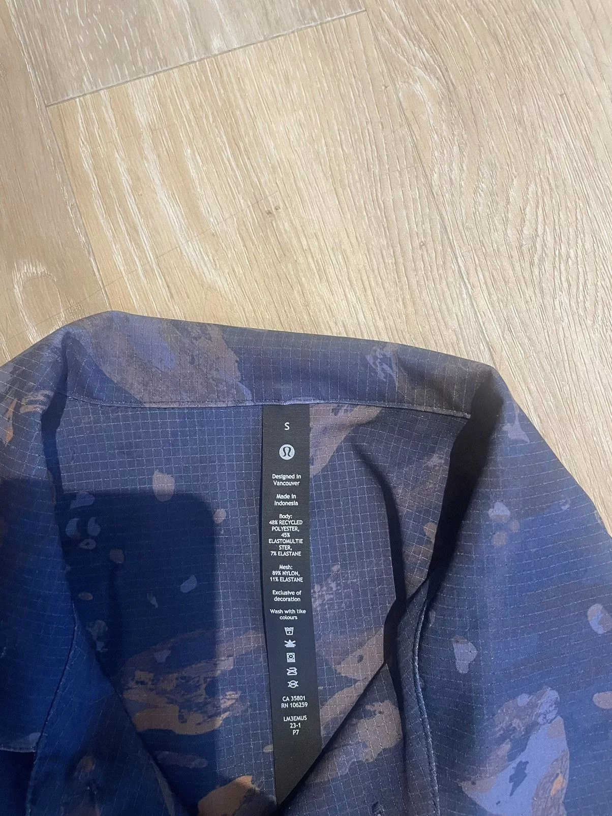 Lululemon Shirts Button Ups Lululemon Camp Collar Shirt Blue