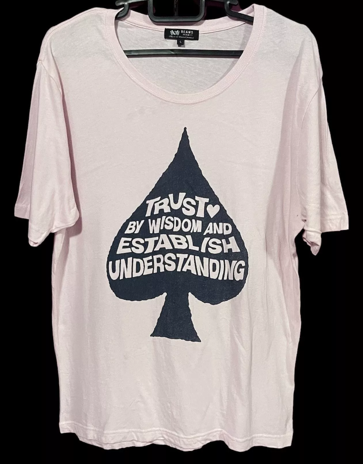 Beams Plus Short Sleeve T Shirts Beams Plus × Japanese Brand BEAMS HEART TSHIRT JAPAN Pink
