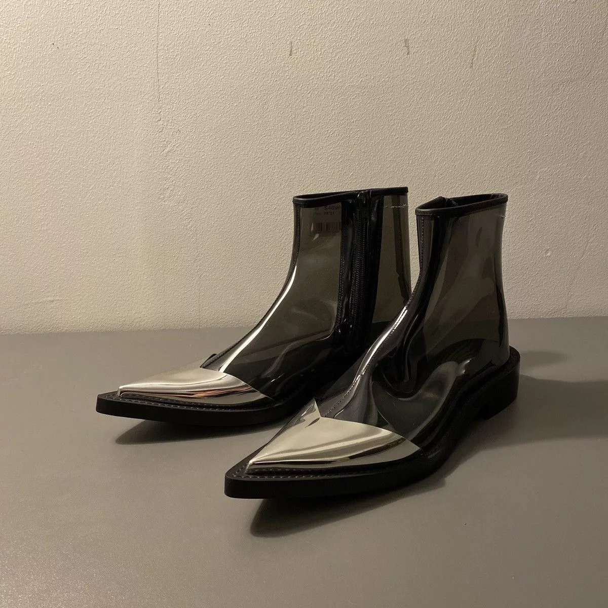 Maison Margiela Boots Maison Margiela Transparent Maison Martin Margiela MM6 boots Black