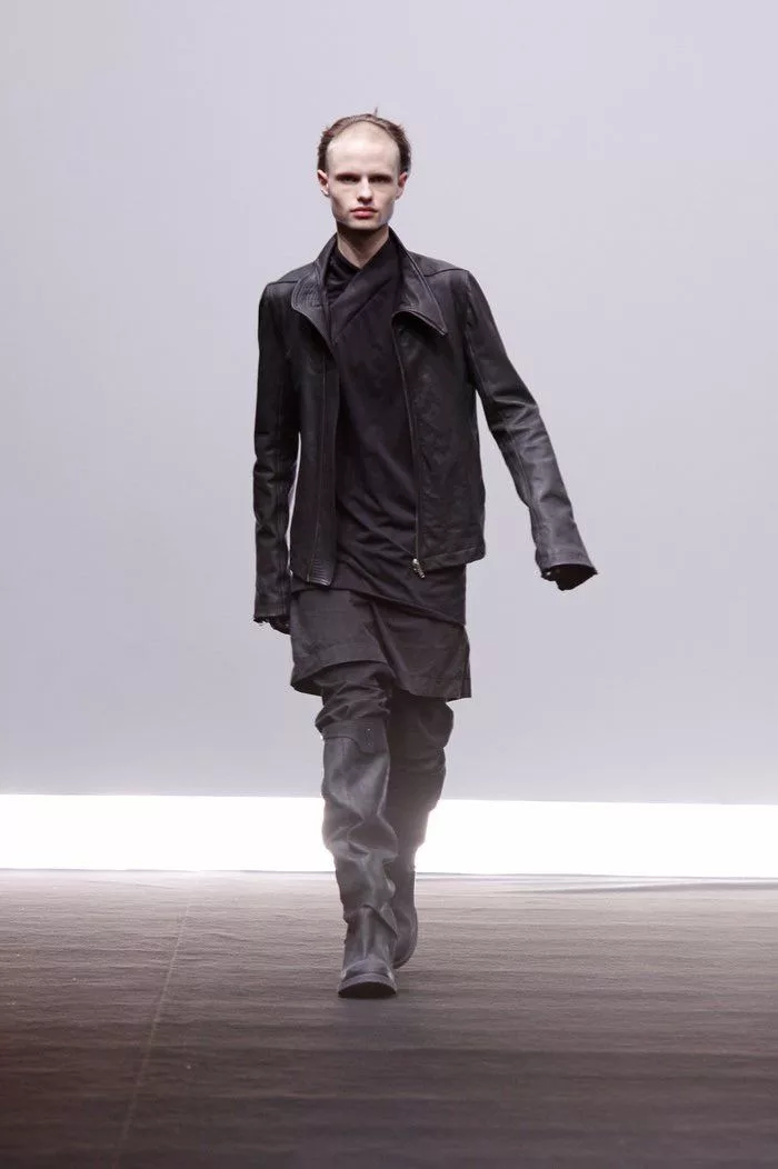 Rick Owens Leather Jackets Rick Owens FW09 "Crust" Grained Lamb Mollino Black