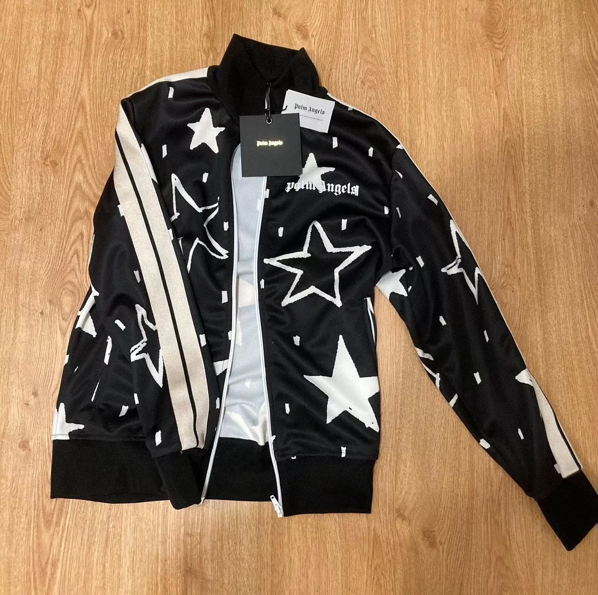Palm Angels Light Jackets Palm Angels Night Sky Jacket Black