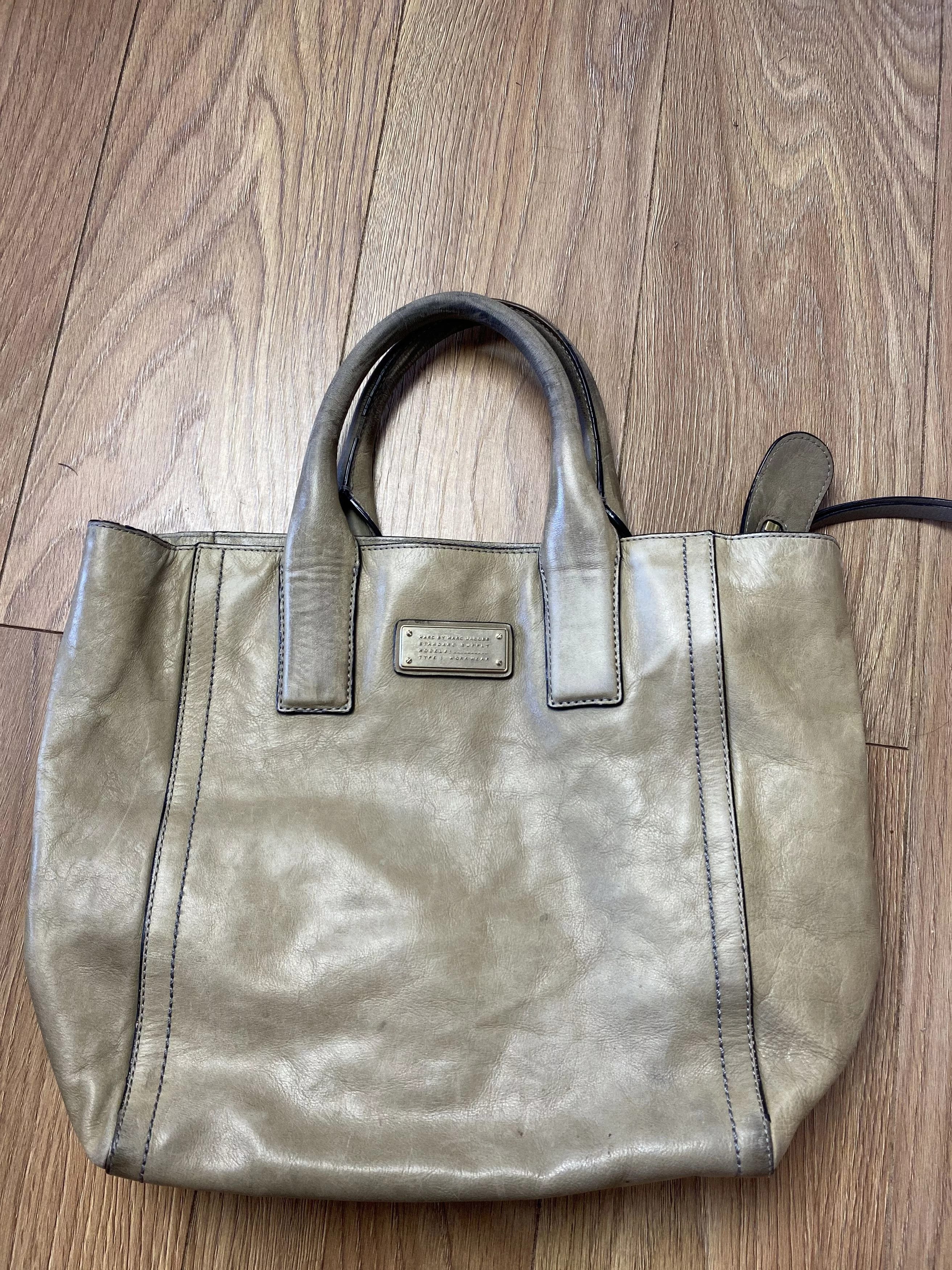 Marc by Marc Jacobs Handle Bags Marc by Marc Jacobs cow leather bags handle Beige Luxury