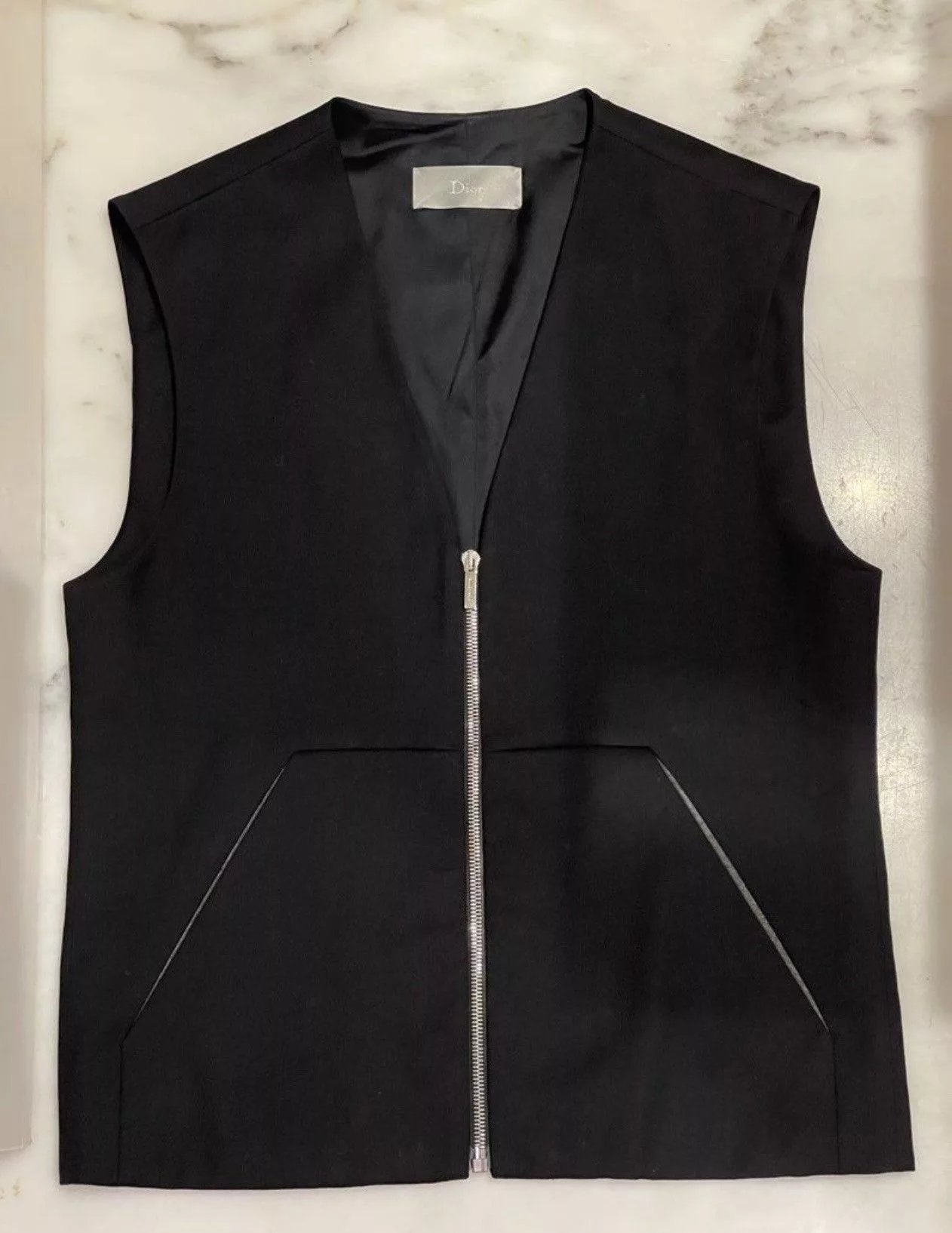 Dior Vests Dior × Kris Van Assche Dior Homme suit vest Black
