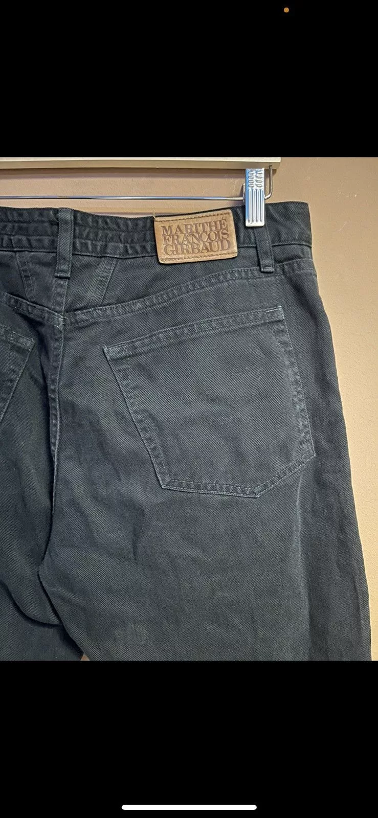 Marithe + Francois Girbaud Denim Marithe + Francois Girbaud Marithe Francois Girbaud straight cut Denim Black