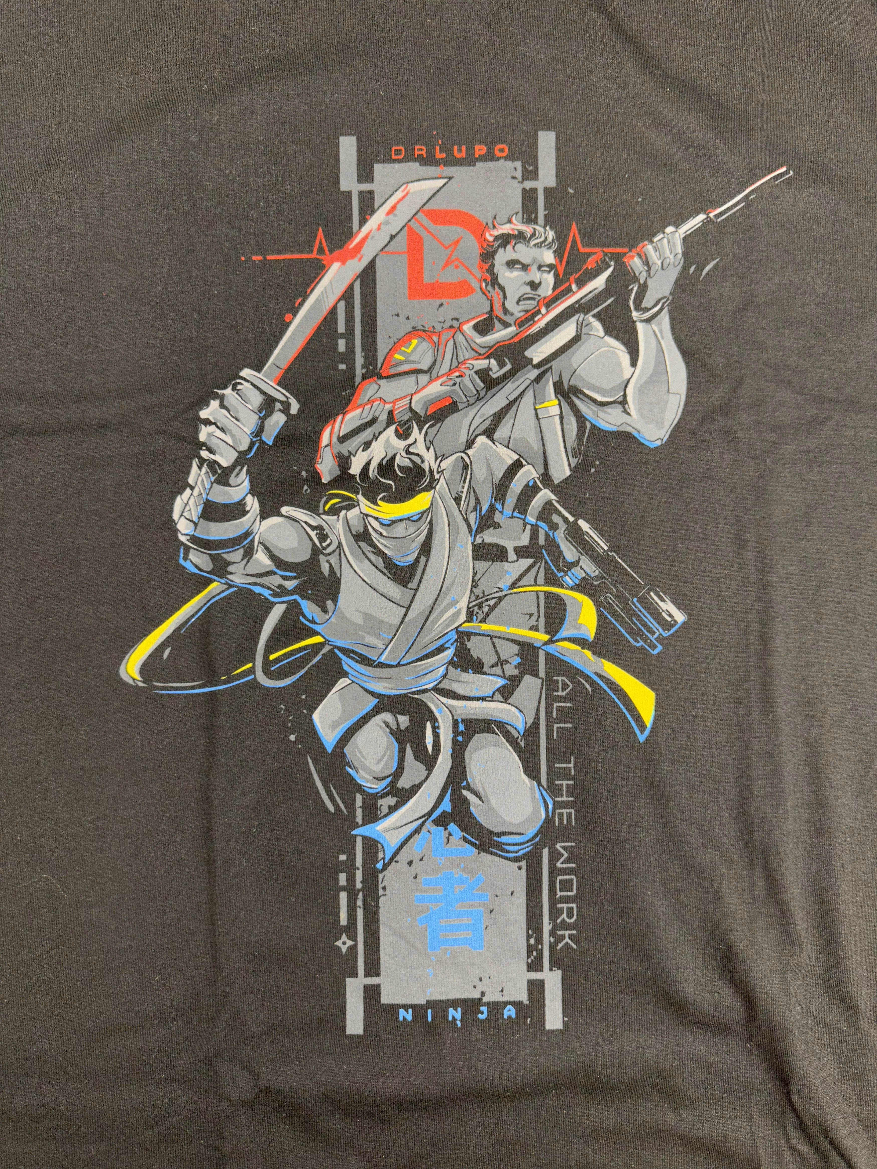 Other Short Sleeve T Shirts Other META ALL THE WORK GAMING TEE - M Black