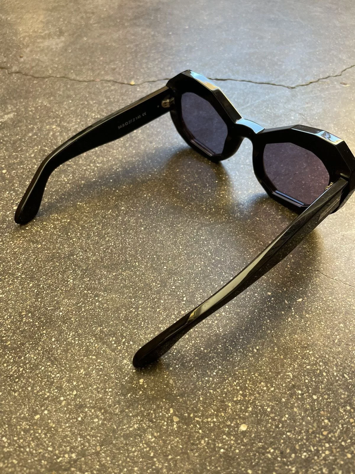 Amiri Sunglasses AMIRI Honeycomb sunglasses RUNWAY samples Black