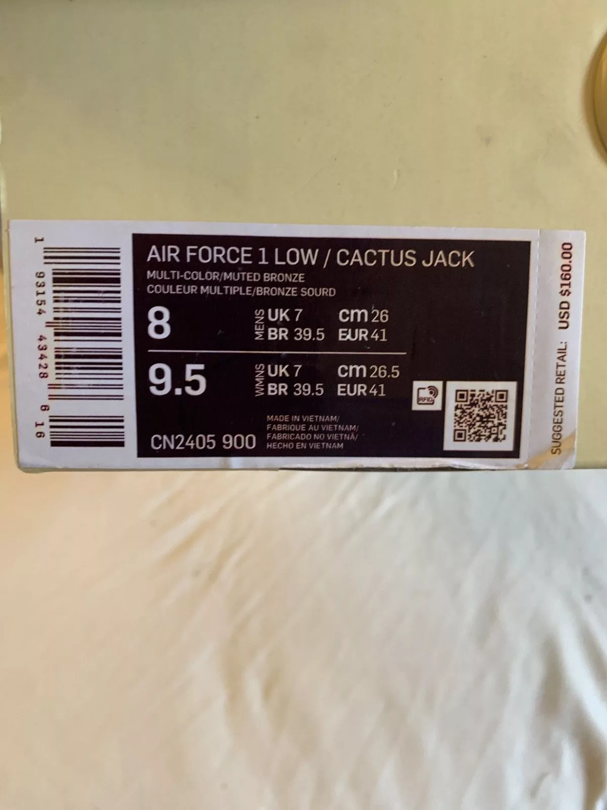 Nike Low Top Sneakers Nike × Travis Scott Air Force 1 low/cactus jack Multi
