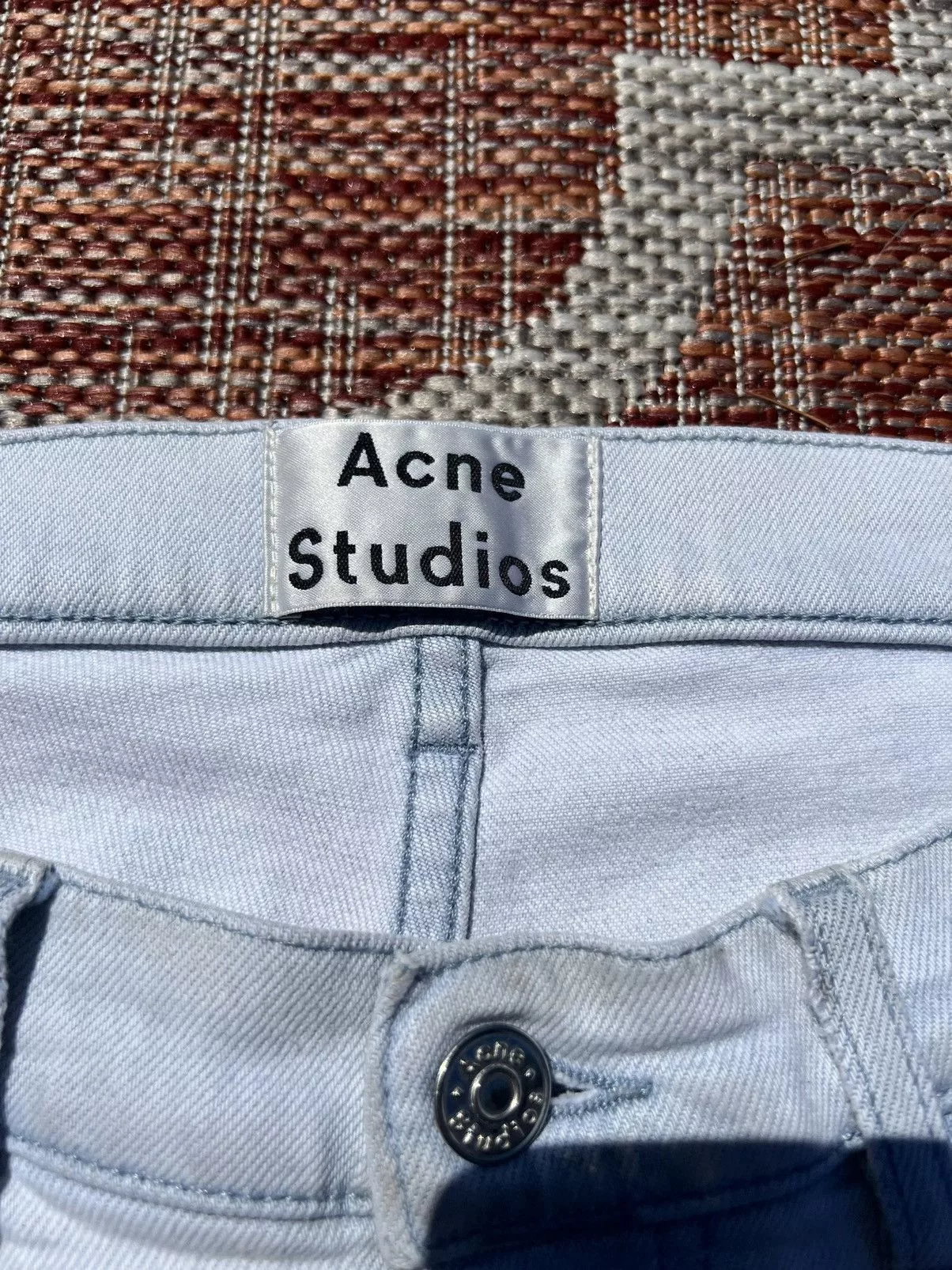 Acne Studios Denim Acne Studios Light Wash Denim Jeans Blue