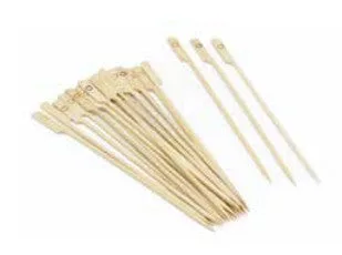 10" Flat Bamboo Skewers