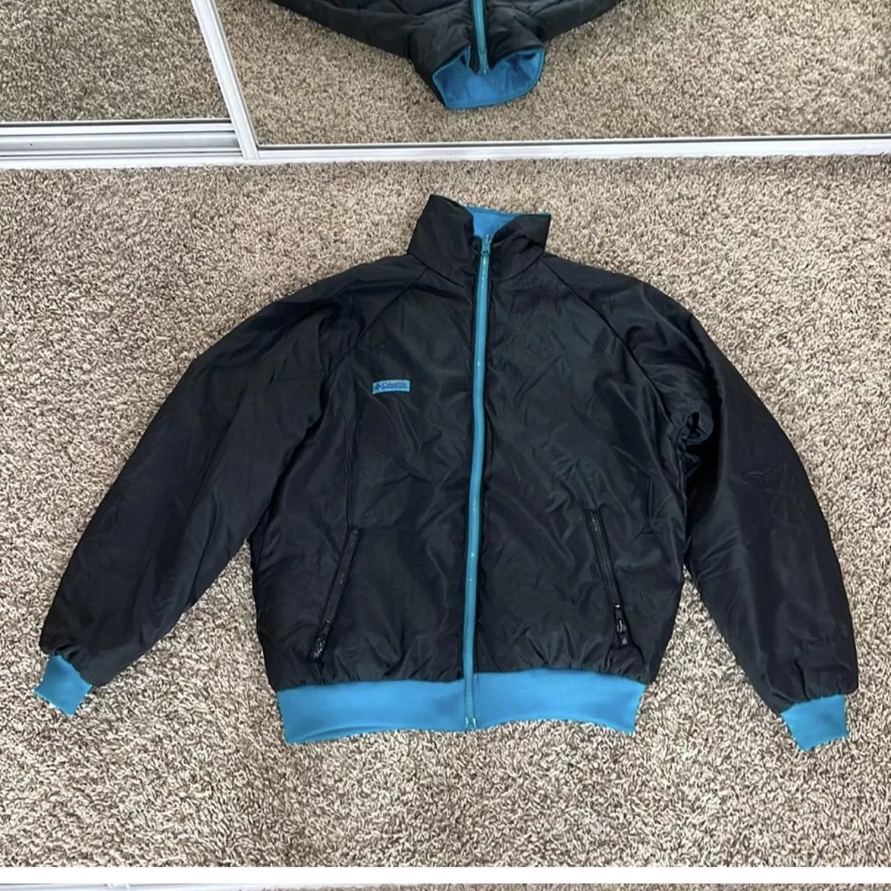 Columbia Coats Columbia × Vintage Vintage Reversible Columbia Puffer Jacket Black