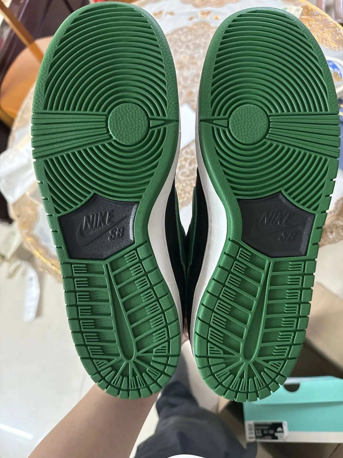 Nike Low Top Sneakers Nike Dunk SB Pine Green