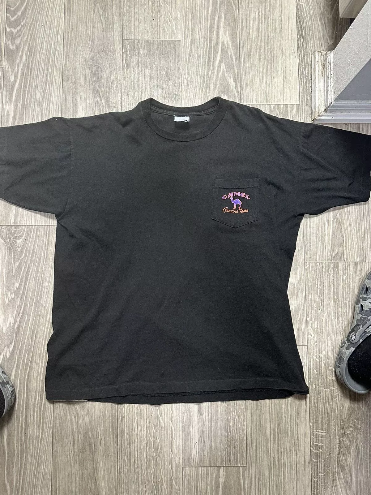 Camel Short Sleeve T Shirts Camel × Marlboro × Vintage Original Camel rare Black