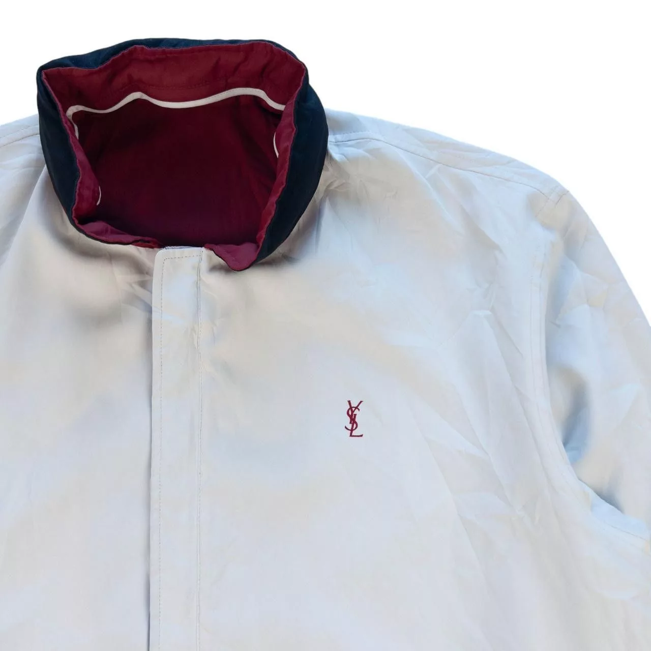 Yves Saint Laurent Light Jackets Vintage YSL Yves Saint Laurent Reversible Jacket Size XL Red