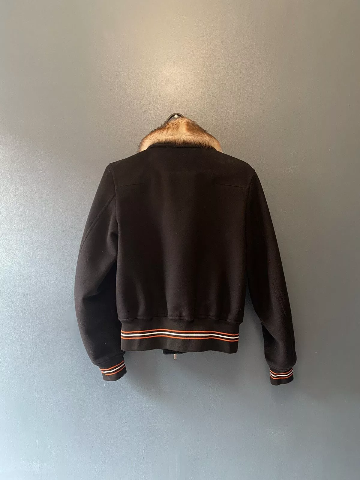 Dior Bombers Dior FW17 Fur Collar Jacket Black