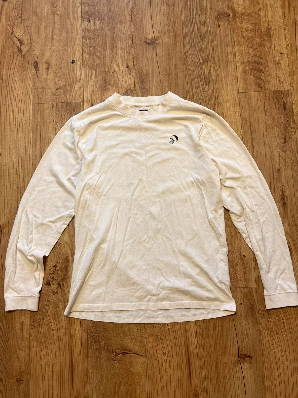 Edwin Long Sleeve T Shirts Edwin × Japanese Brand Edwin ‘Tripping In Hell’ Longsleeve T-shirt White