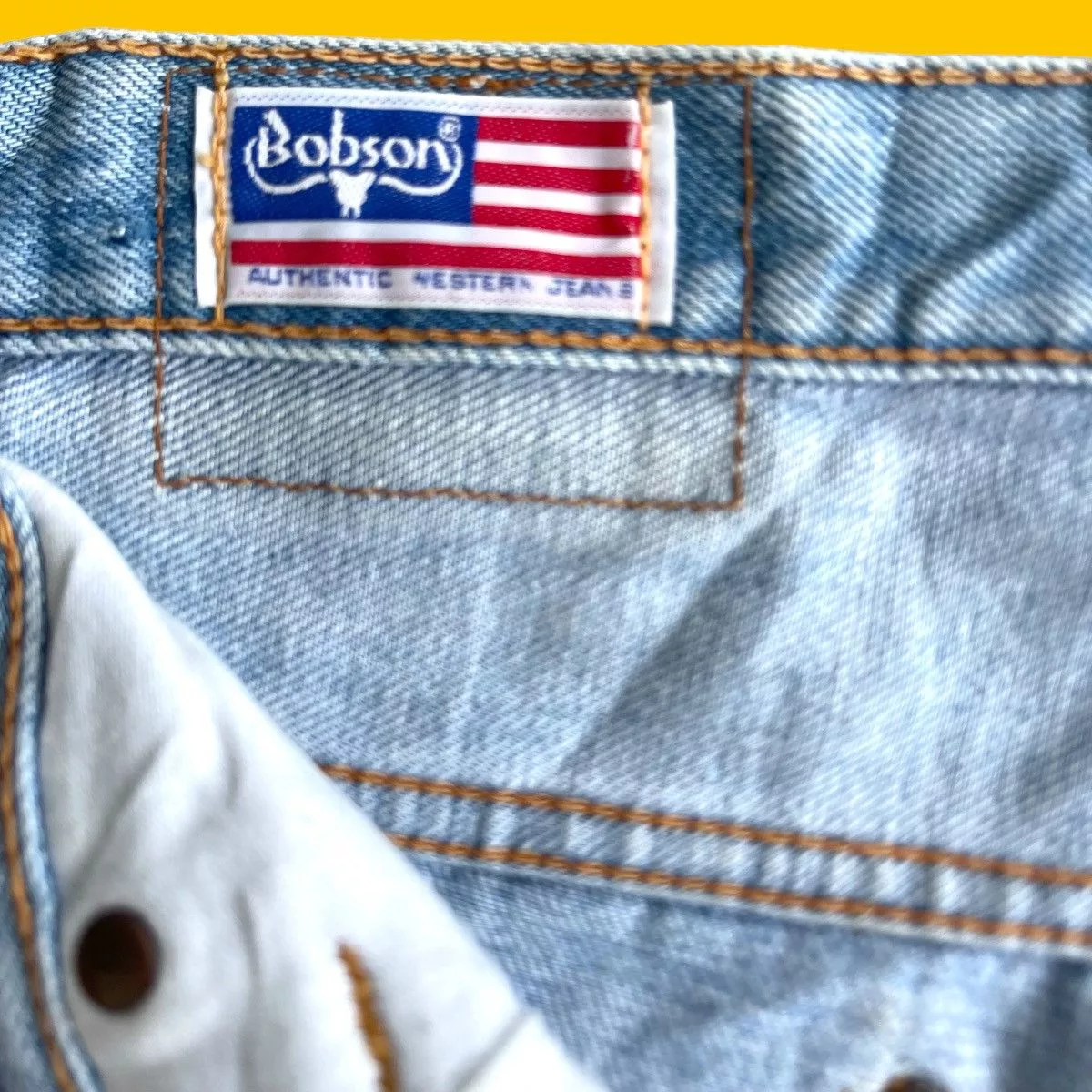 Jean Denim Jean 🔥 Bobson Light Blue Distressed Rusty Denim W29 🔥