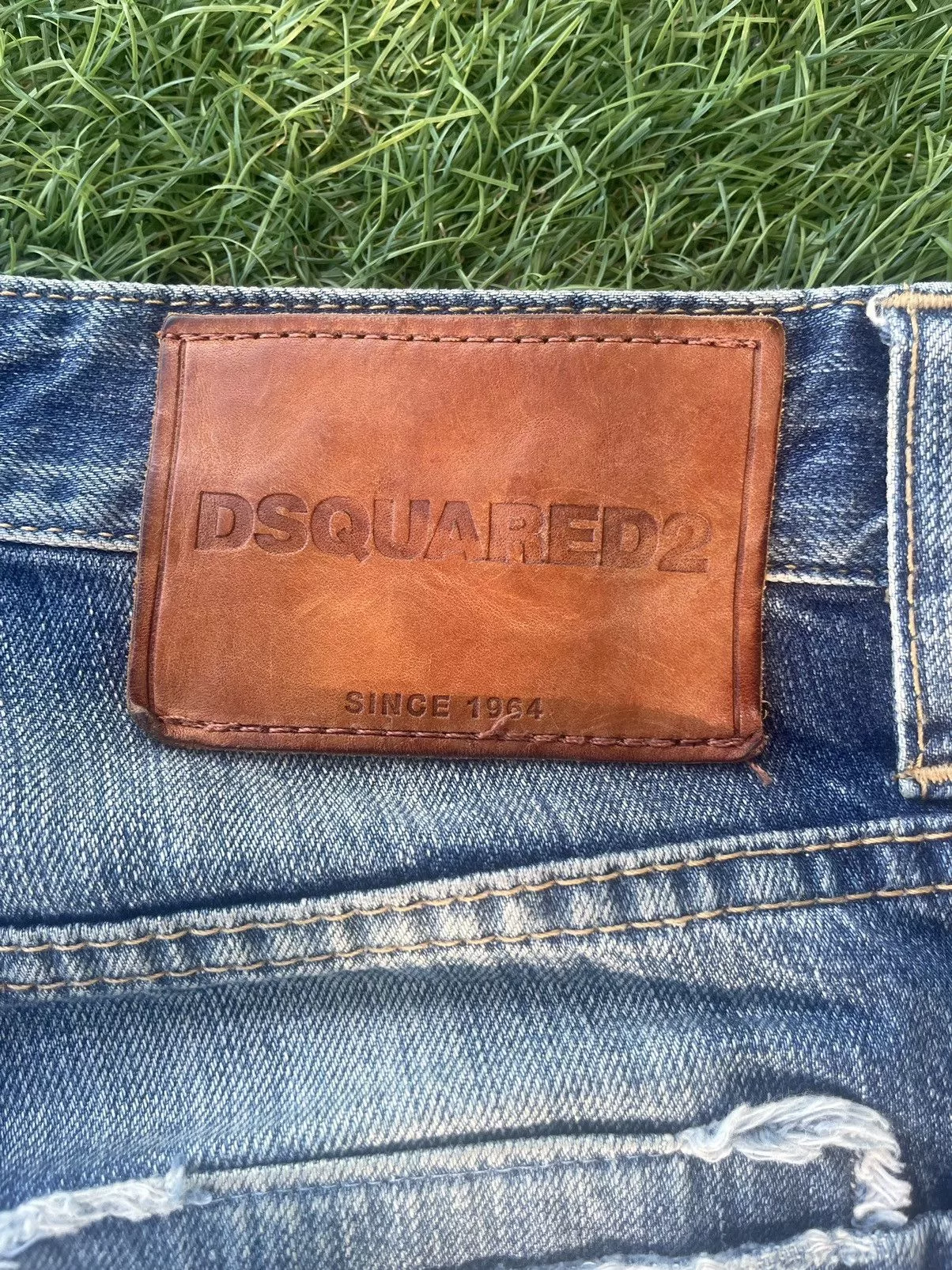 Designer Denim Designer × Dsquared2 Dsquared Distressed Cool Guy Jeans Blue